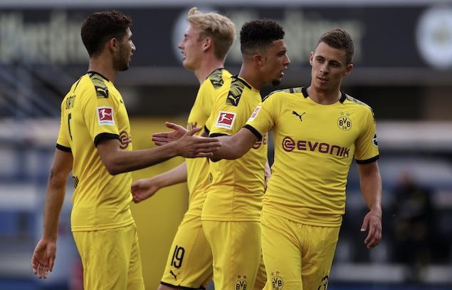  桑乔德甲首秀破门，多特蒙德大胜科隆  